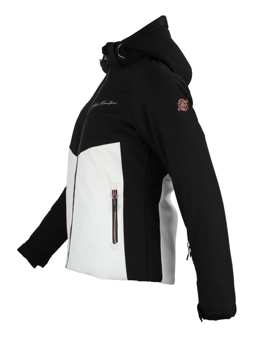 Blouson de ski femme AFOLIR   Blanc Noir