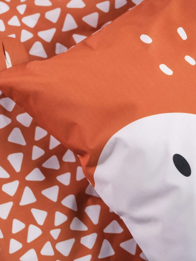 Parue de lit 'Renard'   1 personne   Orange