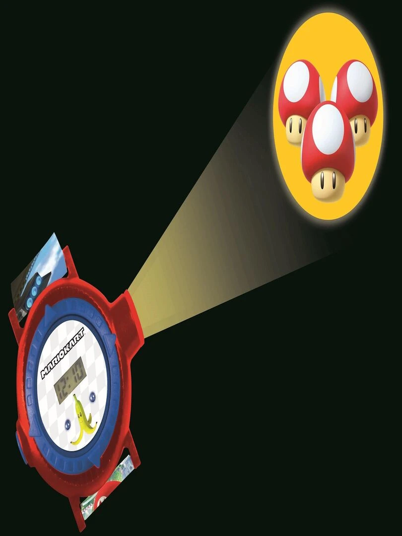 Montre Digitale Avec Projection De 20 Images Design Mario Kart N/A
