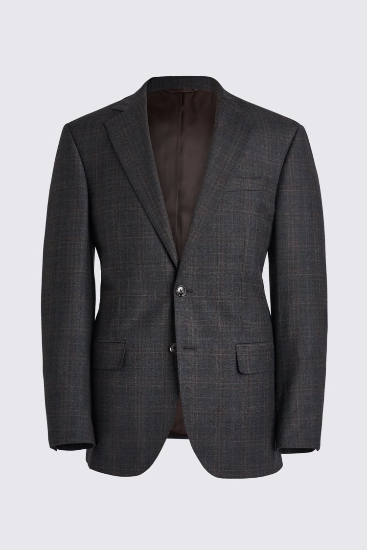 Italian Slim Fit Royal Blue Flannel Jacket   Buy Online at Moss
