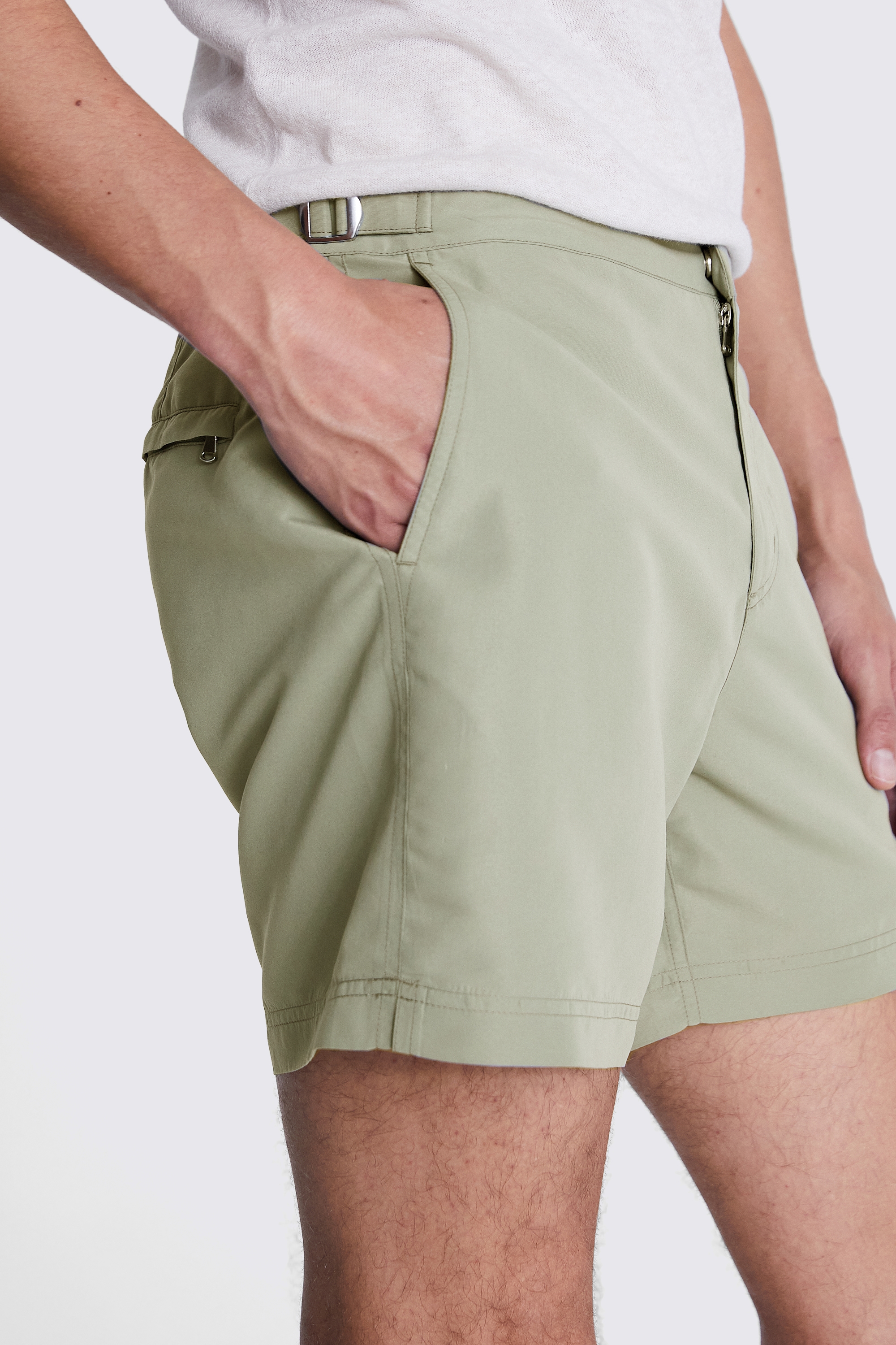 Sage Peached Smart Swim Shorts   Buy Online at Moss