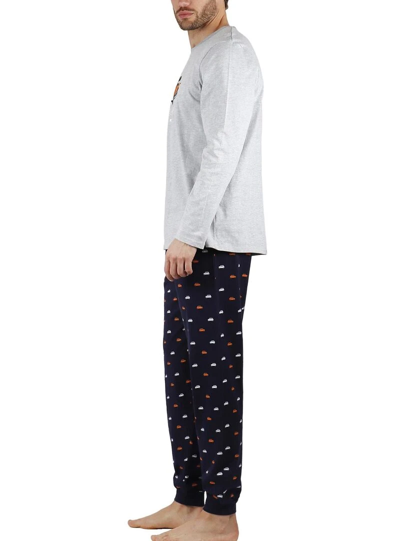 Pyjama pantalon et haut Wide And Low   Gris