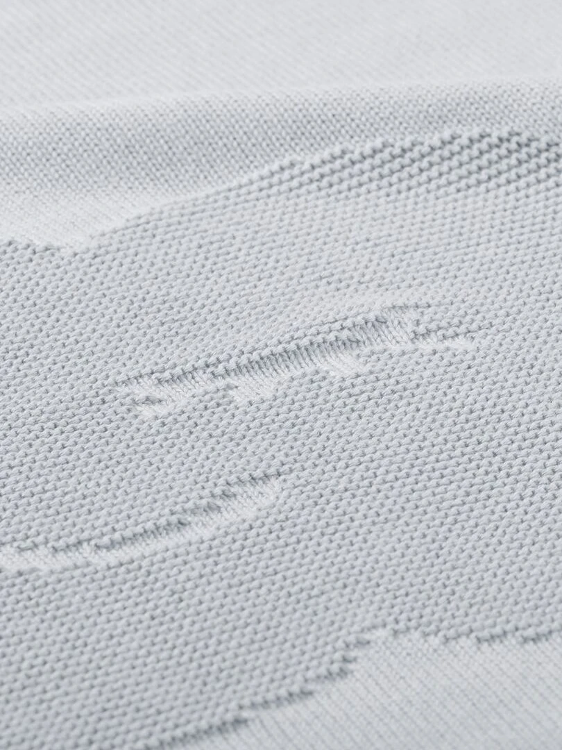Couverture bébé nuage en coton 70 x 100 cm Gris