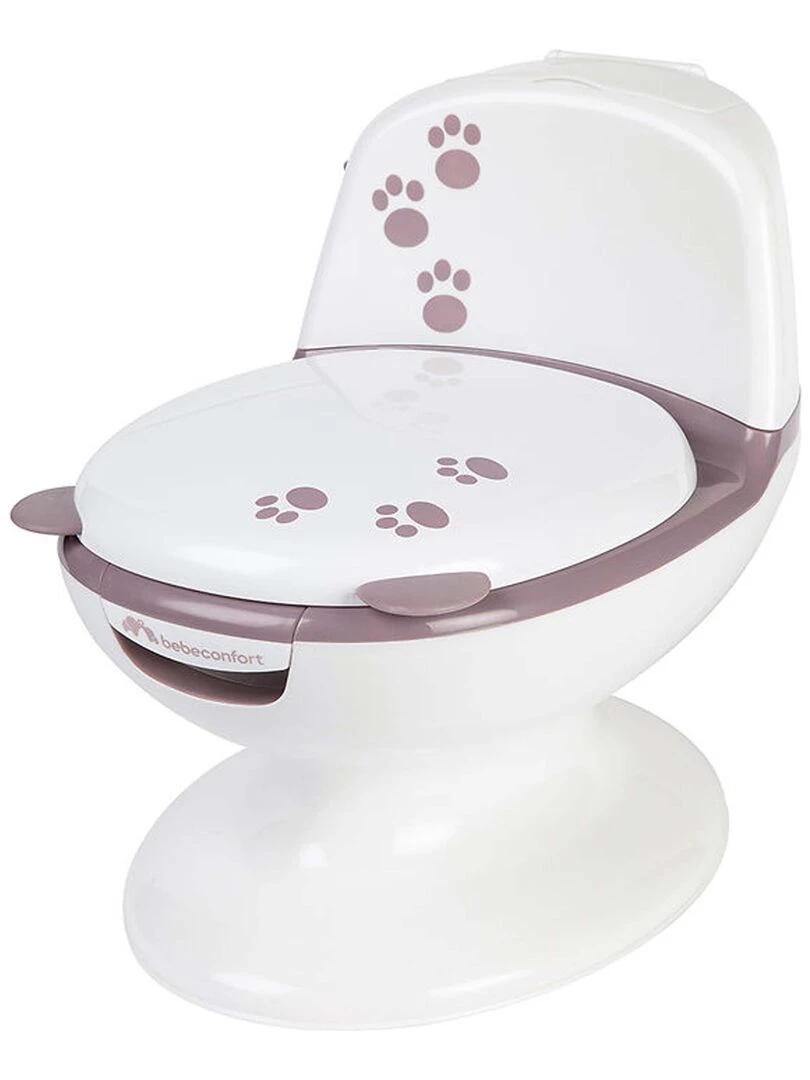 Mini toilette Panda Pot avec bruit de chasse d'eau Blanc Rose