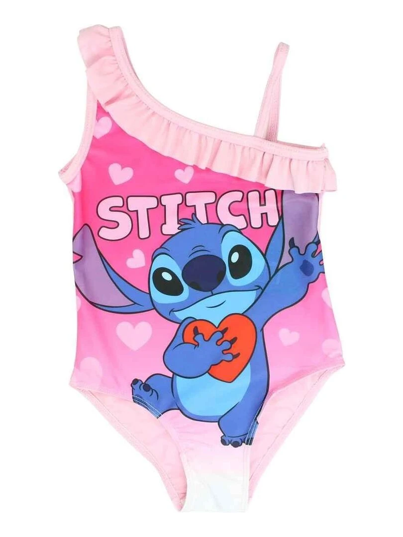 Disney Maillot De Bain fille imprimé Lilo Et Stitch Rose