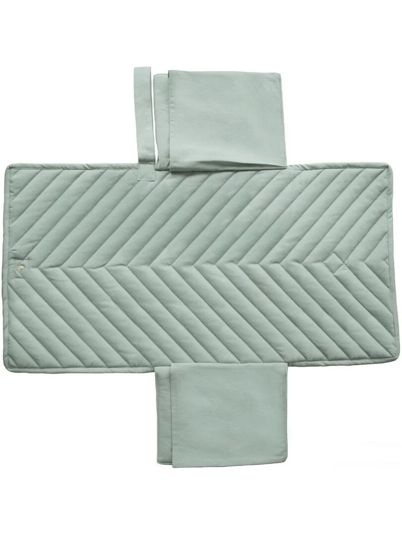 Tapis à langer nomade Roman green Vert d'eau