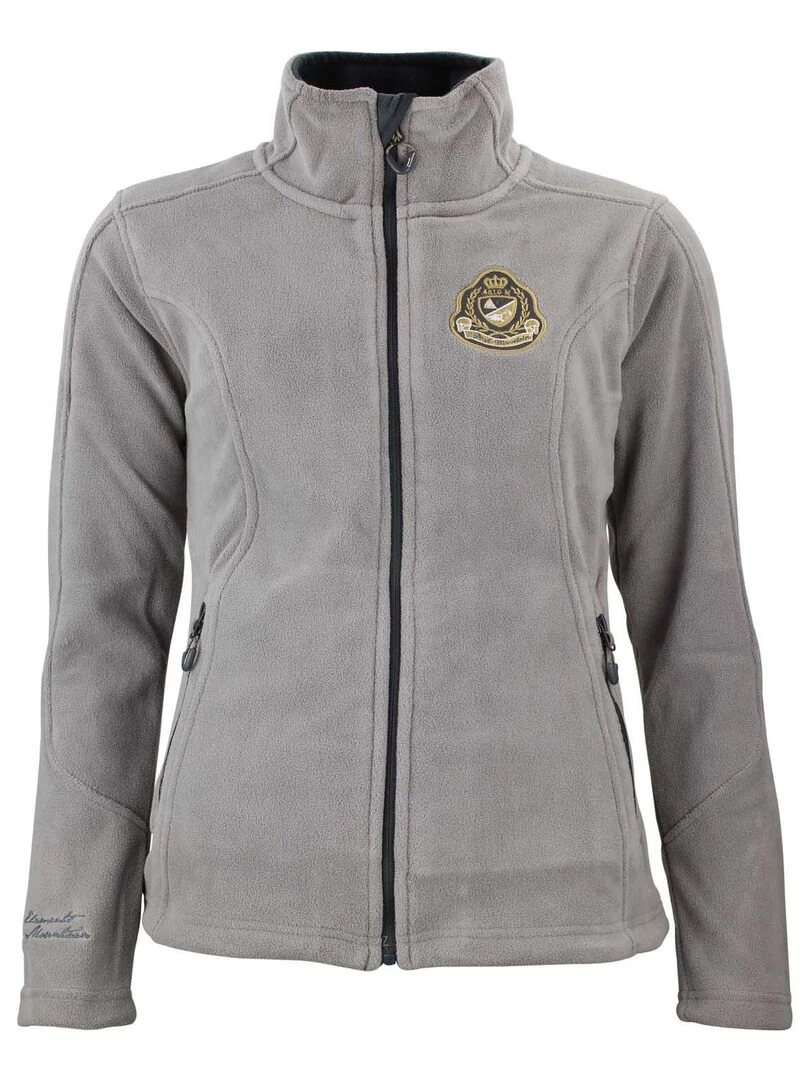 Blouson polaire femme ASAK Gris taupe