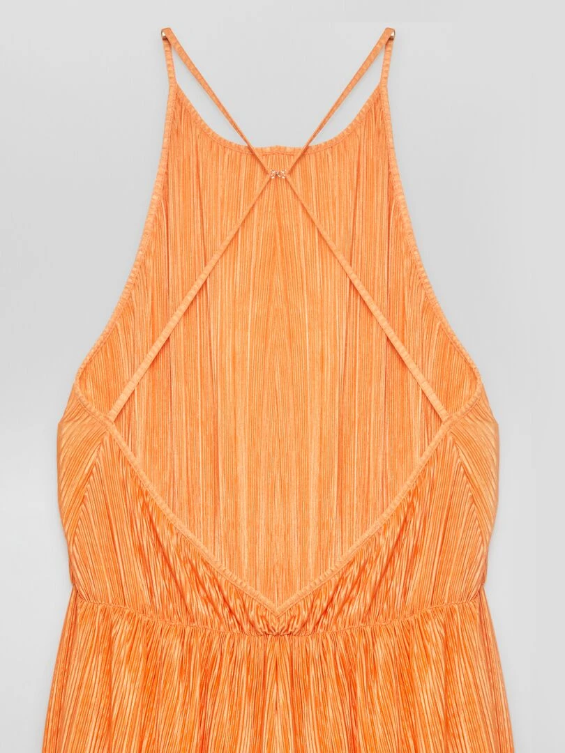 Combinaison longue plissée 'JDY' Orange