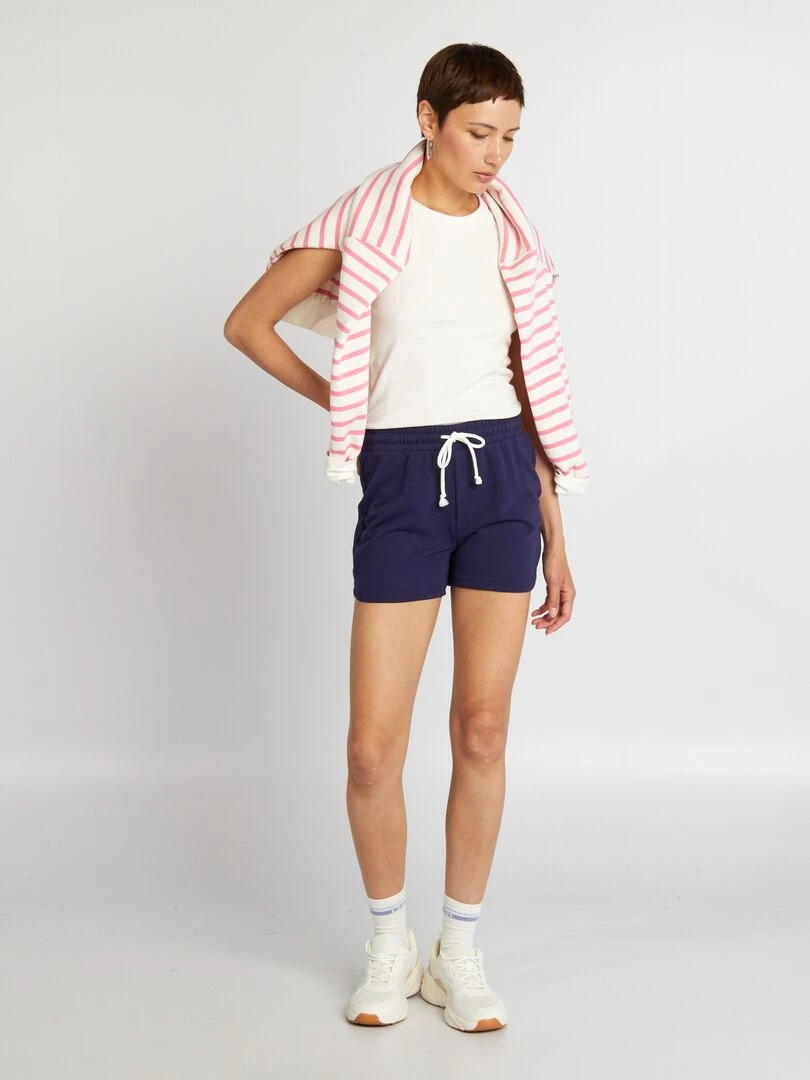 Short de sport Bleu marine