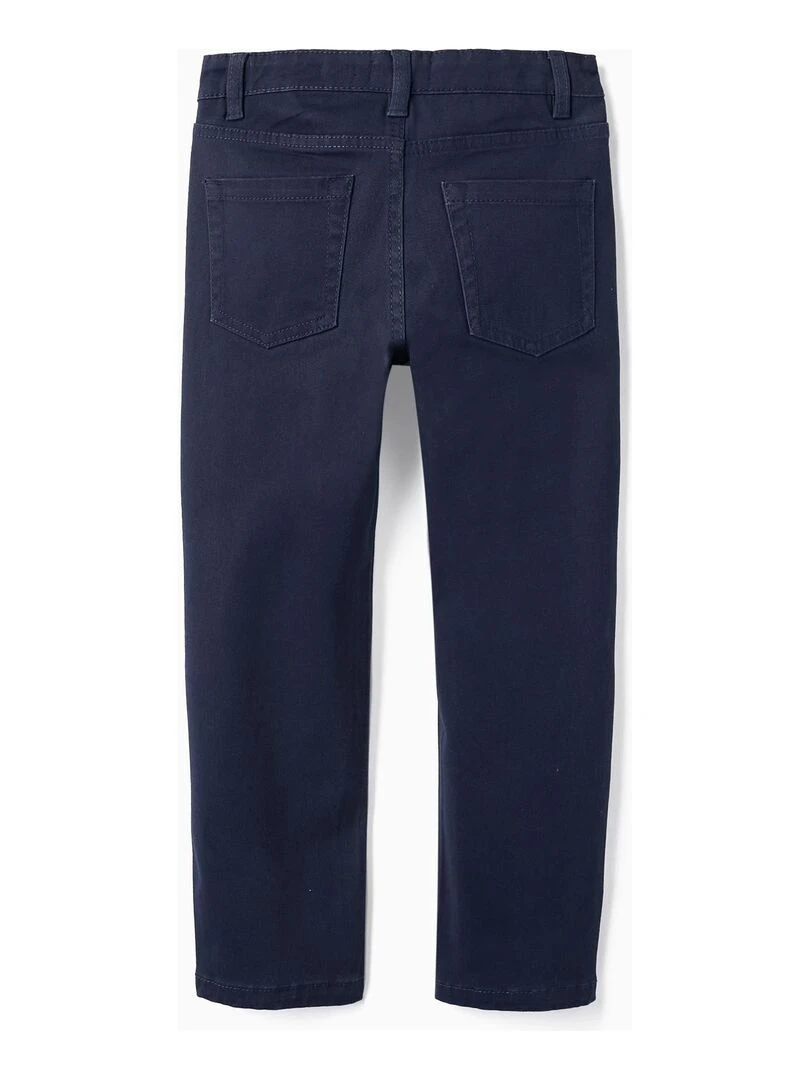 Pantalon en Sergé de Coton pour Garçon NOËL Bleu foncé