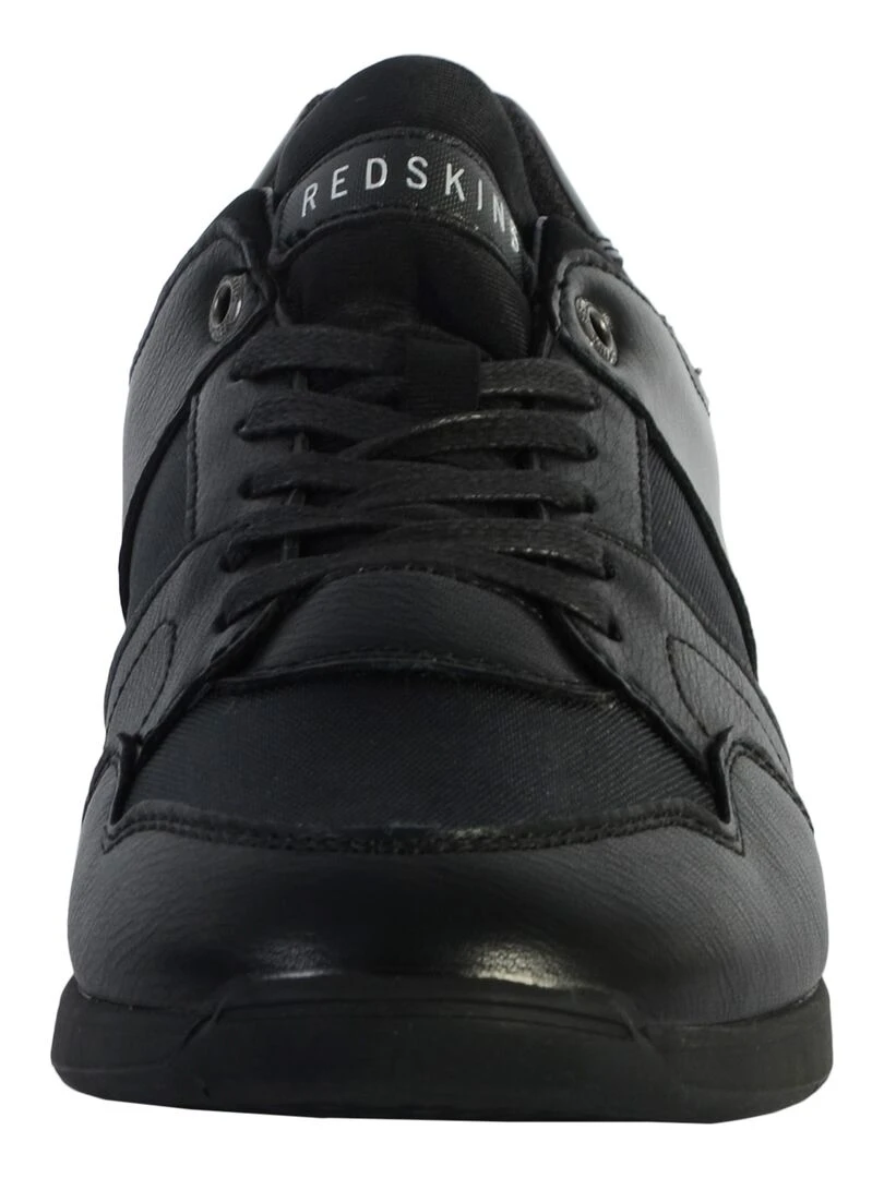 Basket Cuir Redskins Laurier   Noir