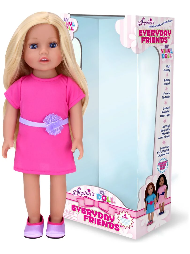 Sophia's par Teamson Kids 18 "All Vinyl Blonde Hair Poupee" Chloé "avec des yeux bleus N/A