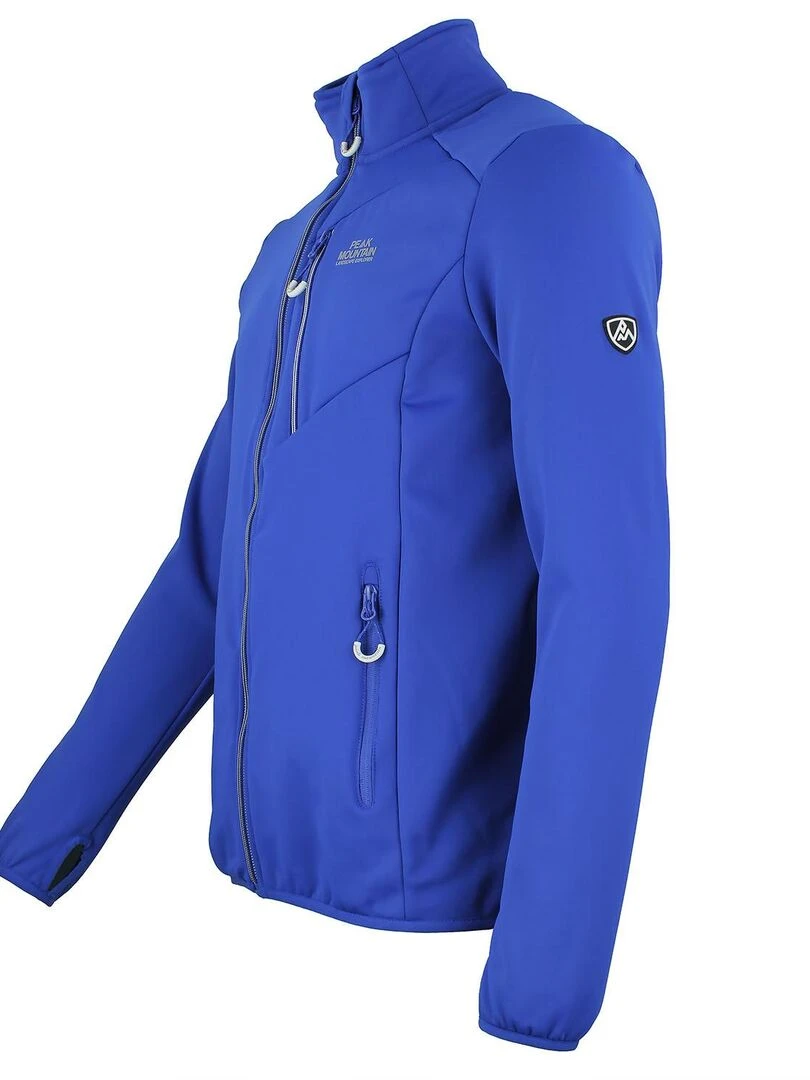 Blouson polarshell homme CLIMO   PEAK MOUNTAIN   Bleu
