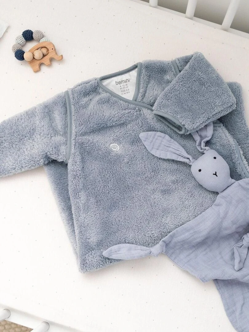 Bemini Gigoteuse  jambes séparables Pady jersey et jersey   Gris foncé