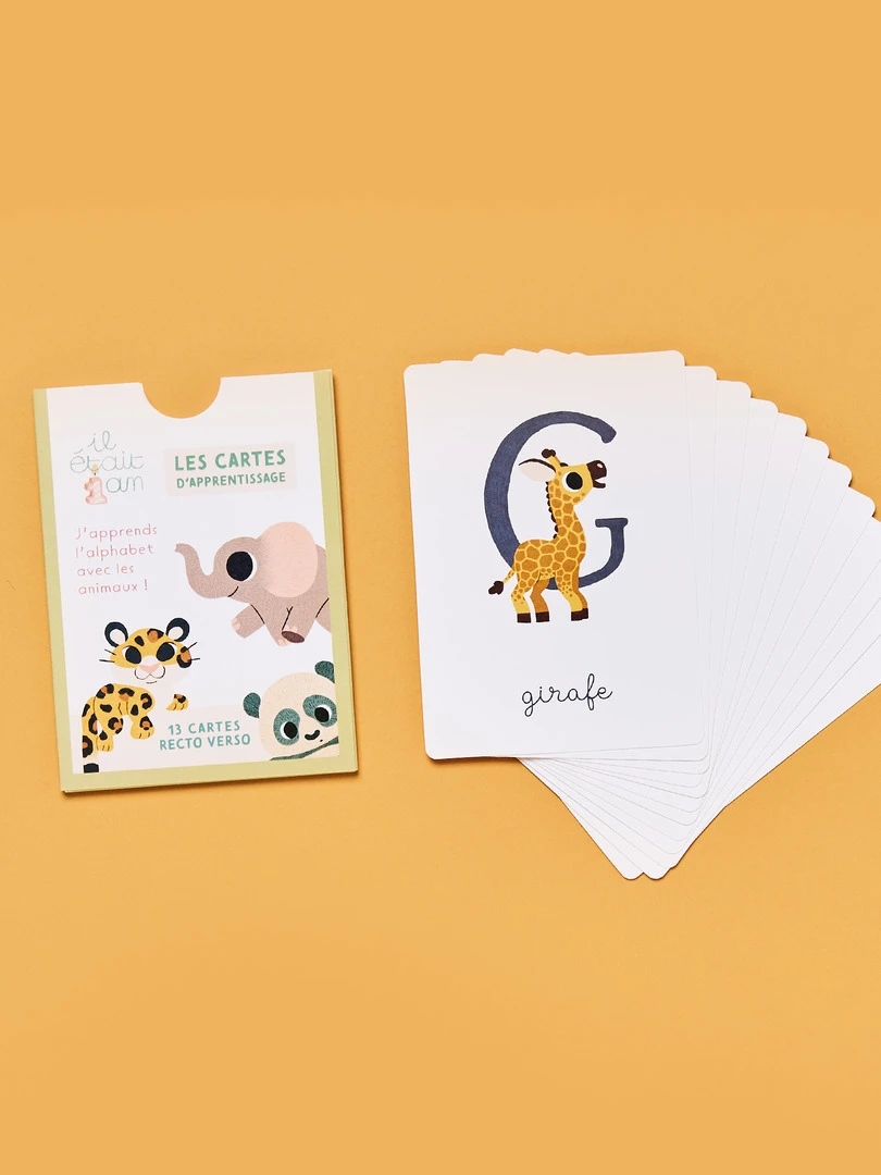 Cartes d'apprentissage 'L'alphabet avec les animaux' N/A