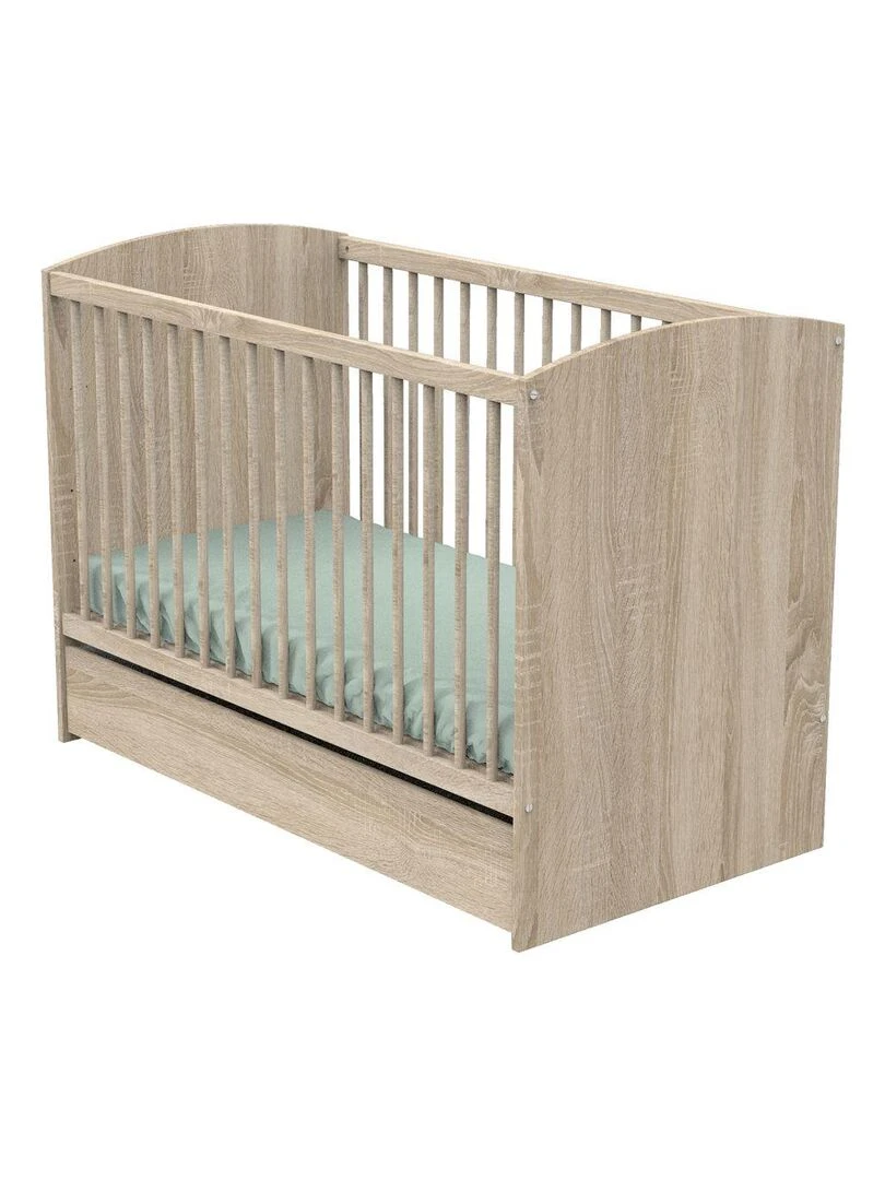 Tiroir pour lit bébé SAUTHON Blanc Marron