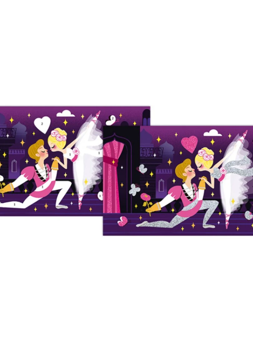 Cartes Créatives Paillettes Fluo Danseuses Les Ateliers Du Calme   N/A