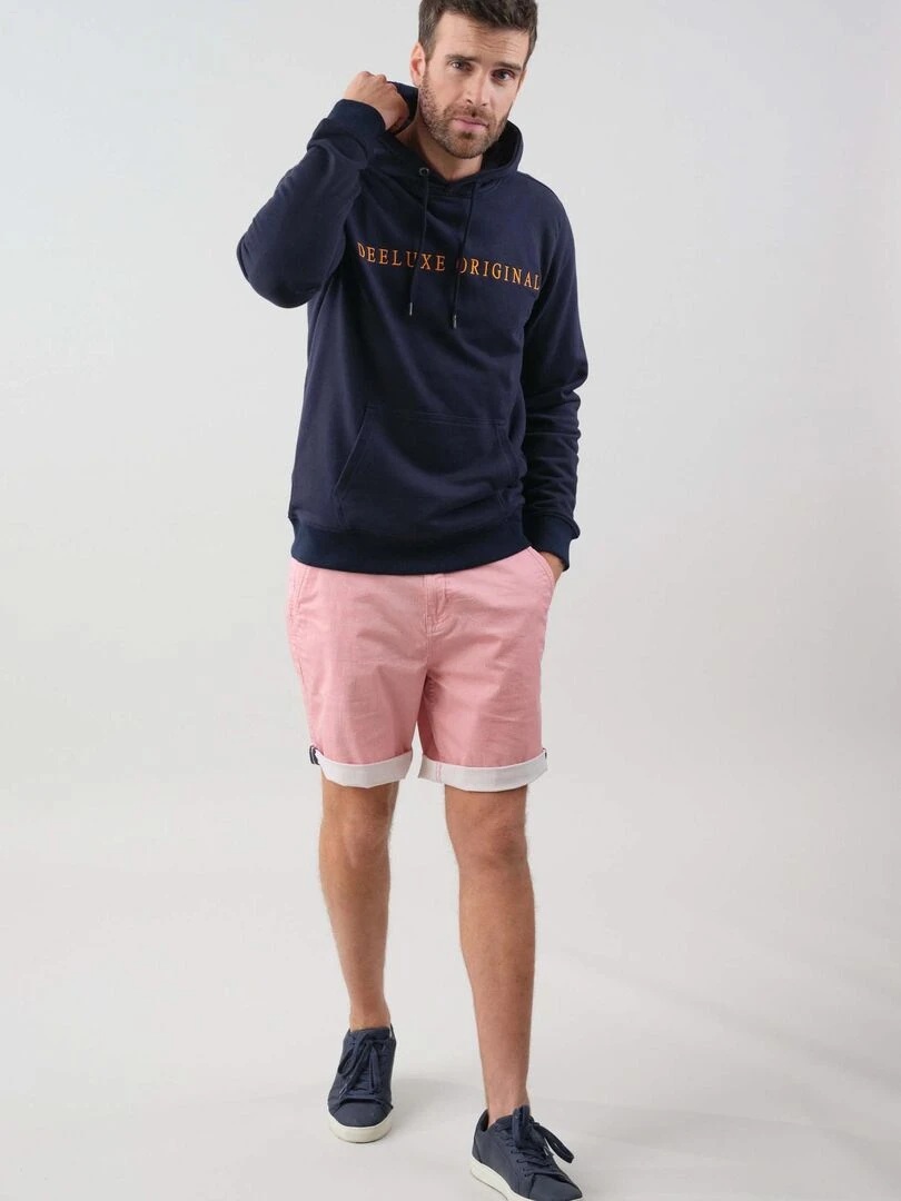 Sweat en jersey french terry pour homme 'Deeluxe' Bleu nuit