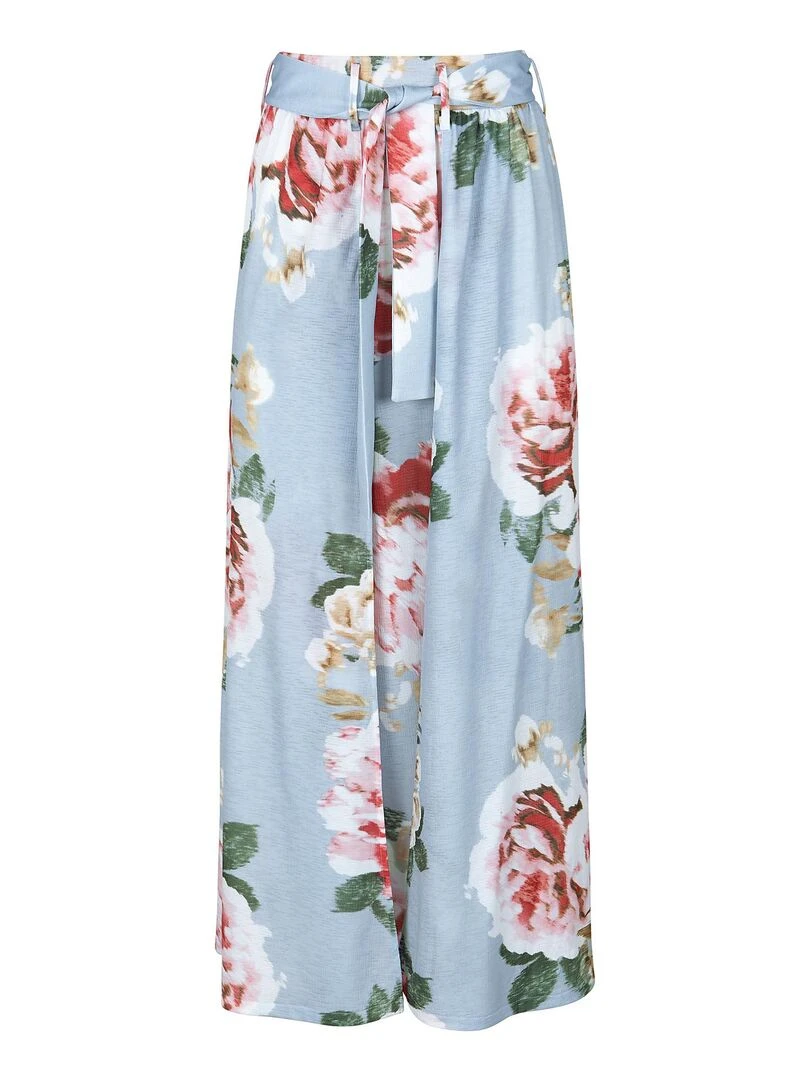 Jupe longue estivale Hawaii   Gris