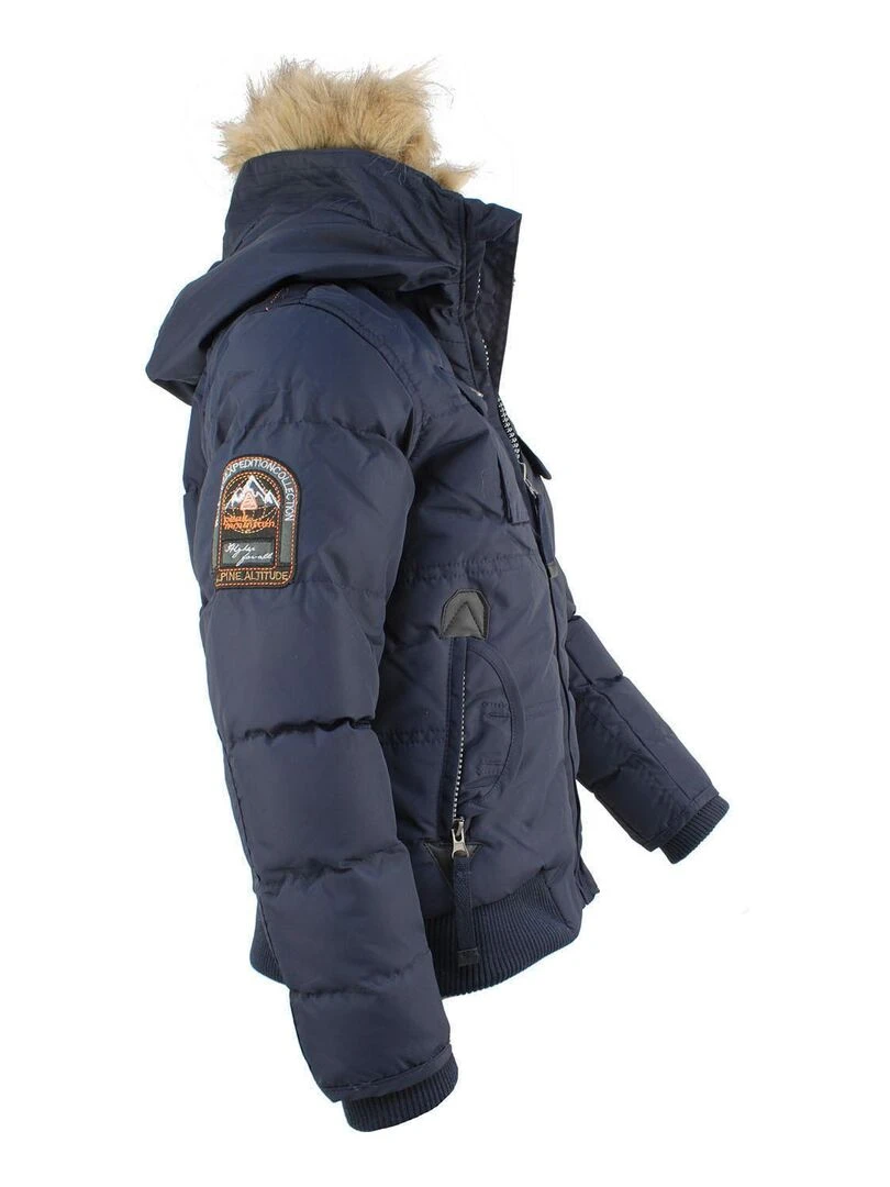 Blouson garçon ECOFLIK   PEAK MOUNTAIN   Bleu marine