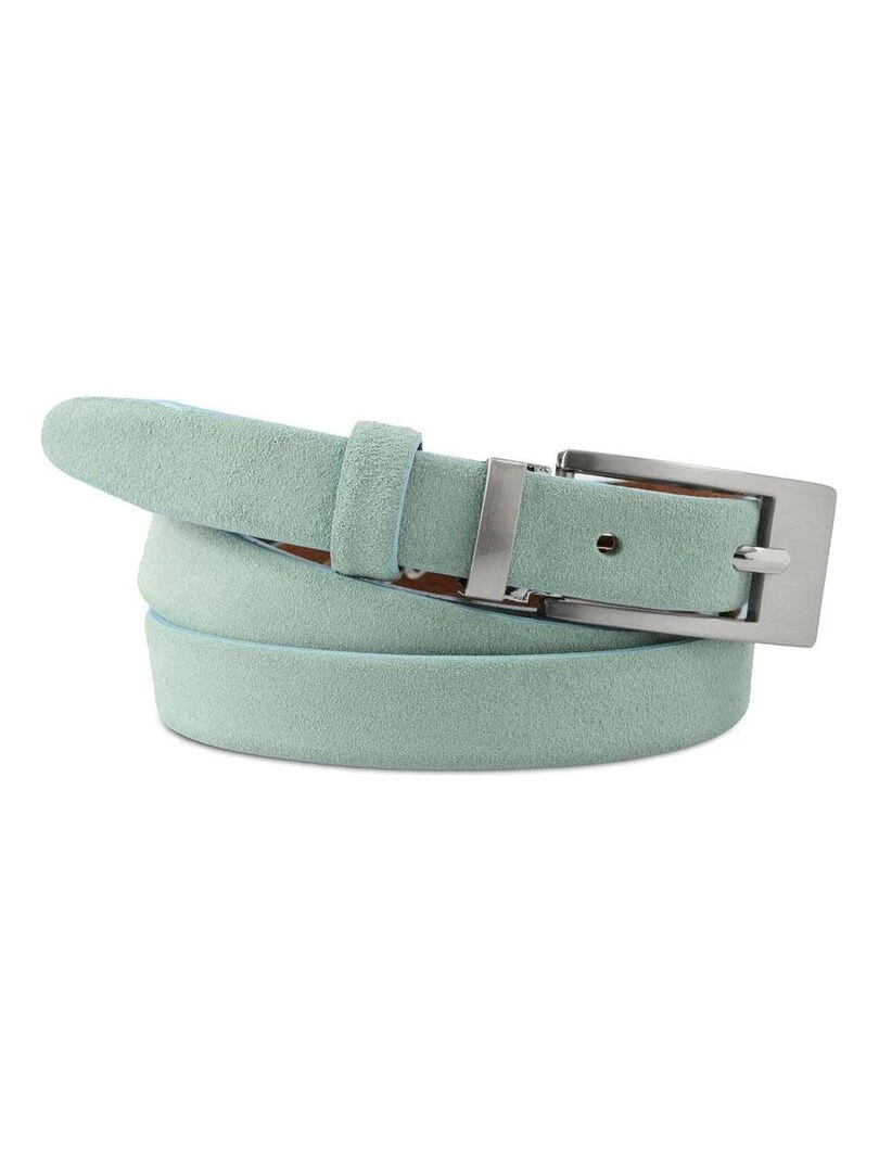 Ceinture Plein Cuir suédine Celina Fabrication UE Vert d'eau