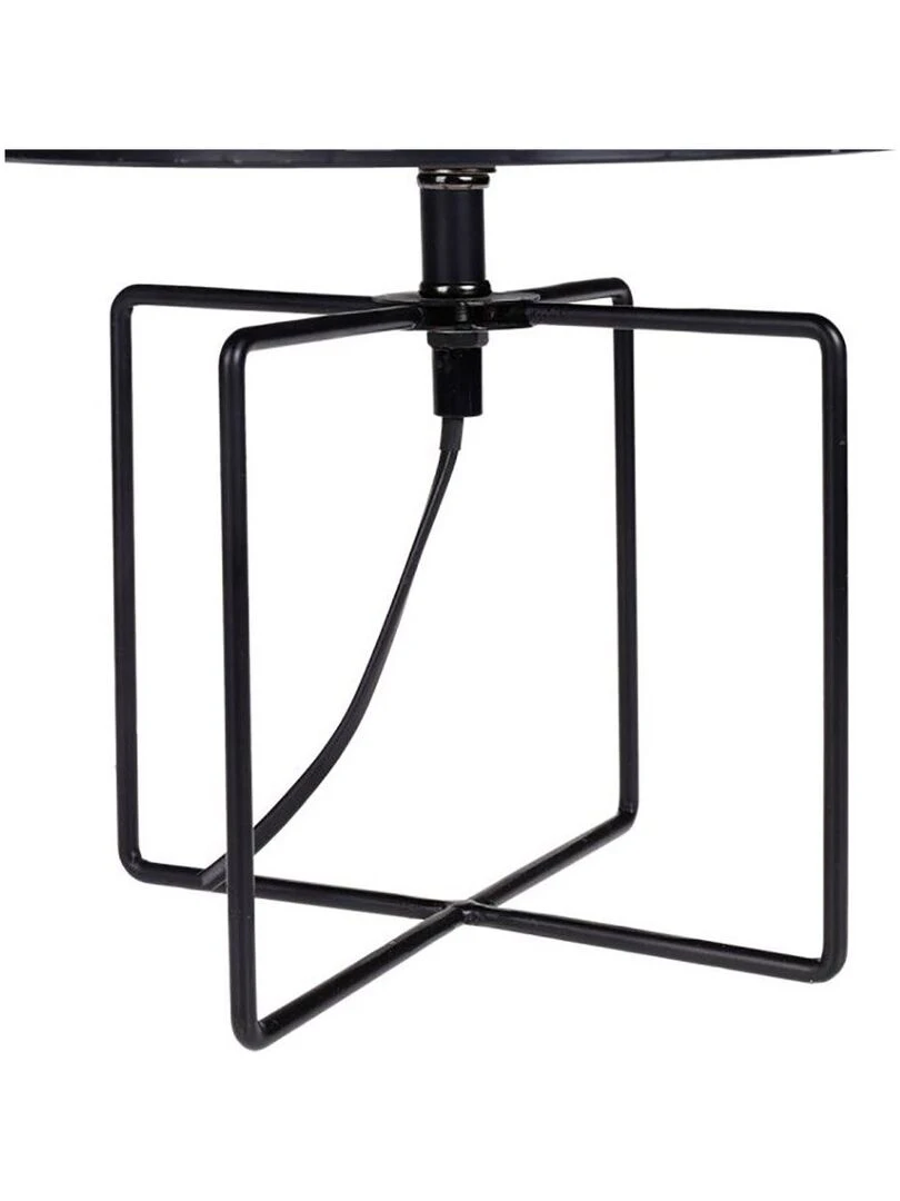 Lampe métal ajouré Calathéa noir   Noir