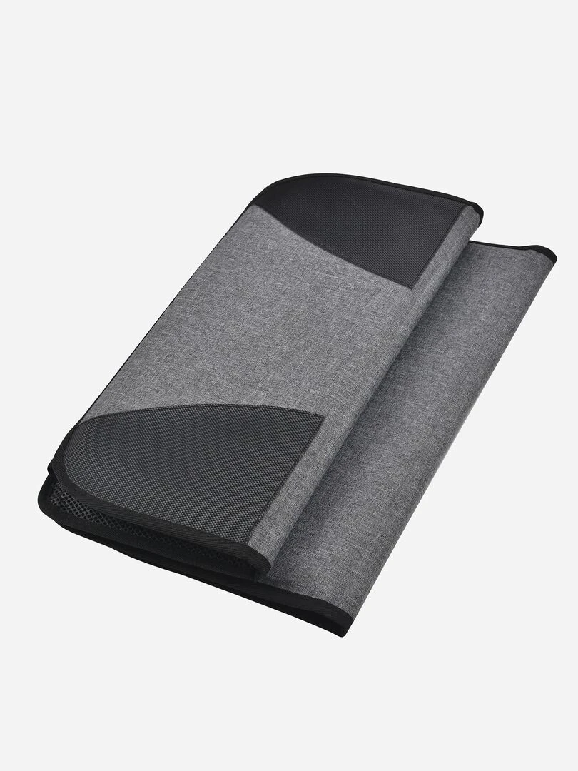 Housse de siège + poche filet   gris/noir