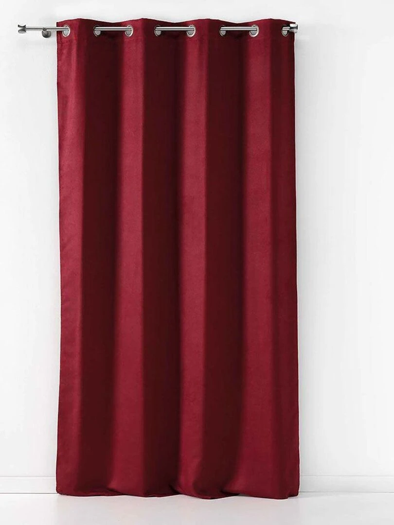 Lot de 2 rideaux Sultane Bordeaux