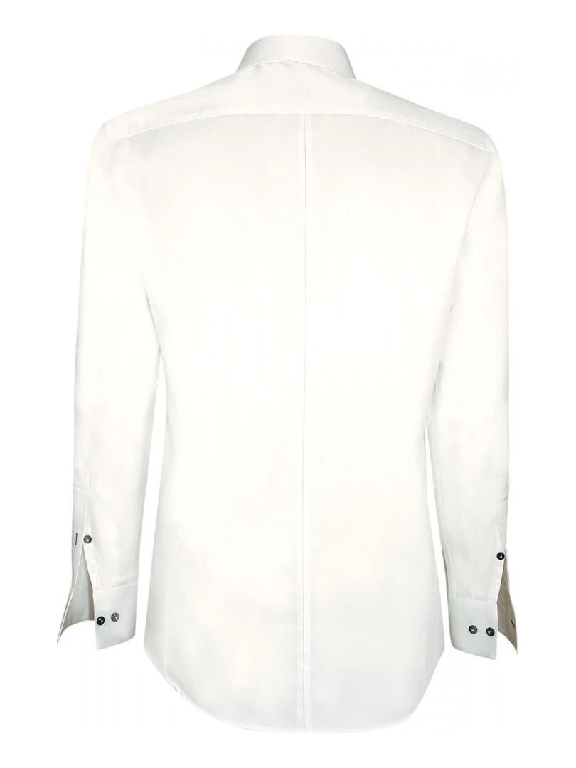 Chemise brodée NEW YORK Blanc