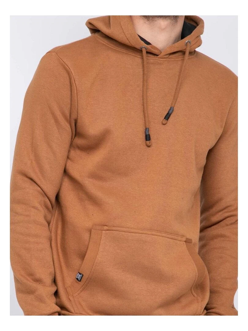 Sweat capuche WIDEM   Marron
