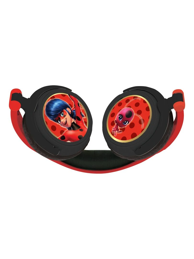 Casque Stéréo Filaire Pliable Pour Enfants Avec Limitation De Volume D'écoute Miraculous N/A