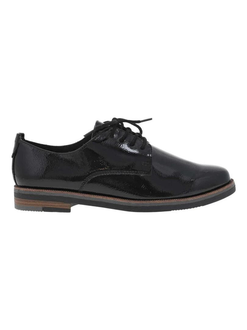 MARCO TOZZI   Derbies talon plat   Noir