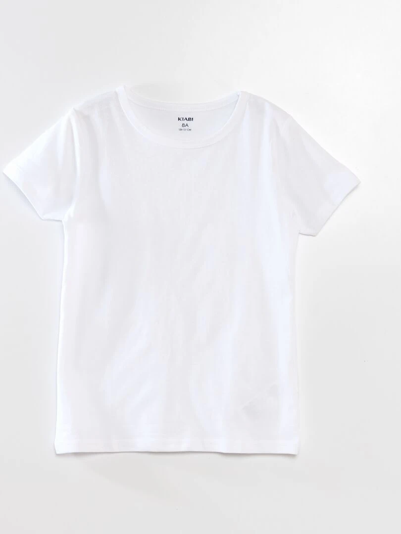 Lot de 3 maillots de corps blanc
