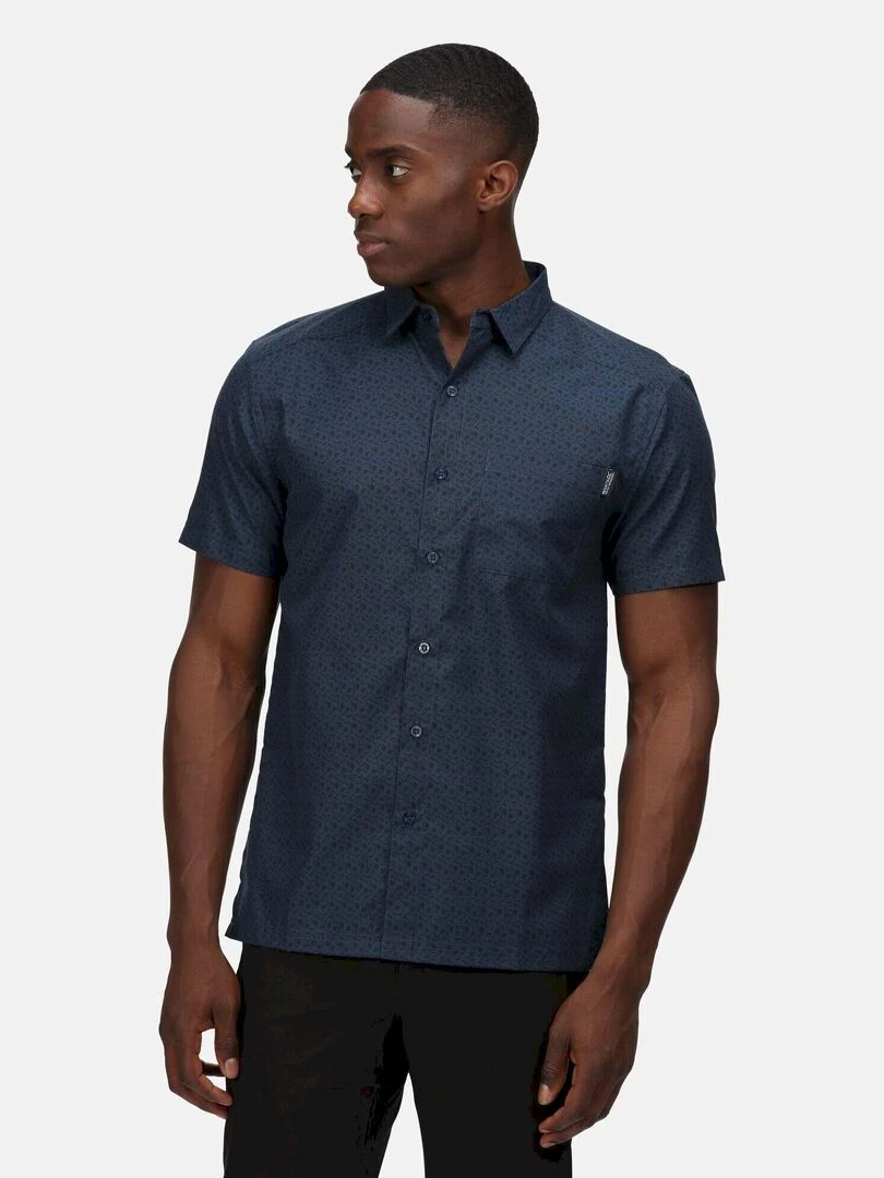 Regatta   Chemise MINDANO   Bleu nuit