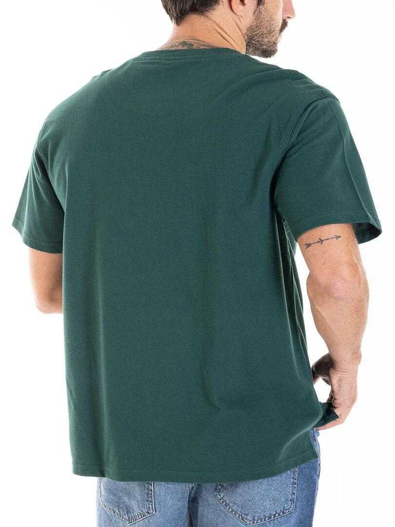 T shirt loose coton piqué CHASE 'Rica Lewis'   Vert