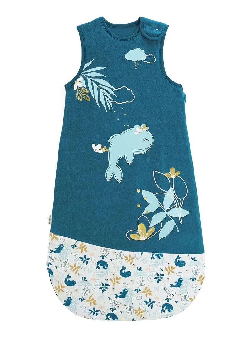 Gigoteuse TOG 2 en velours Moana Bleu