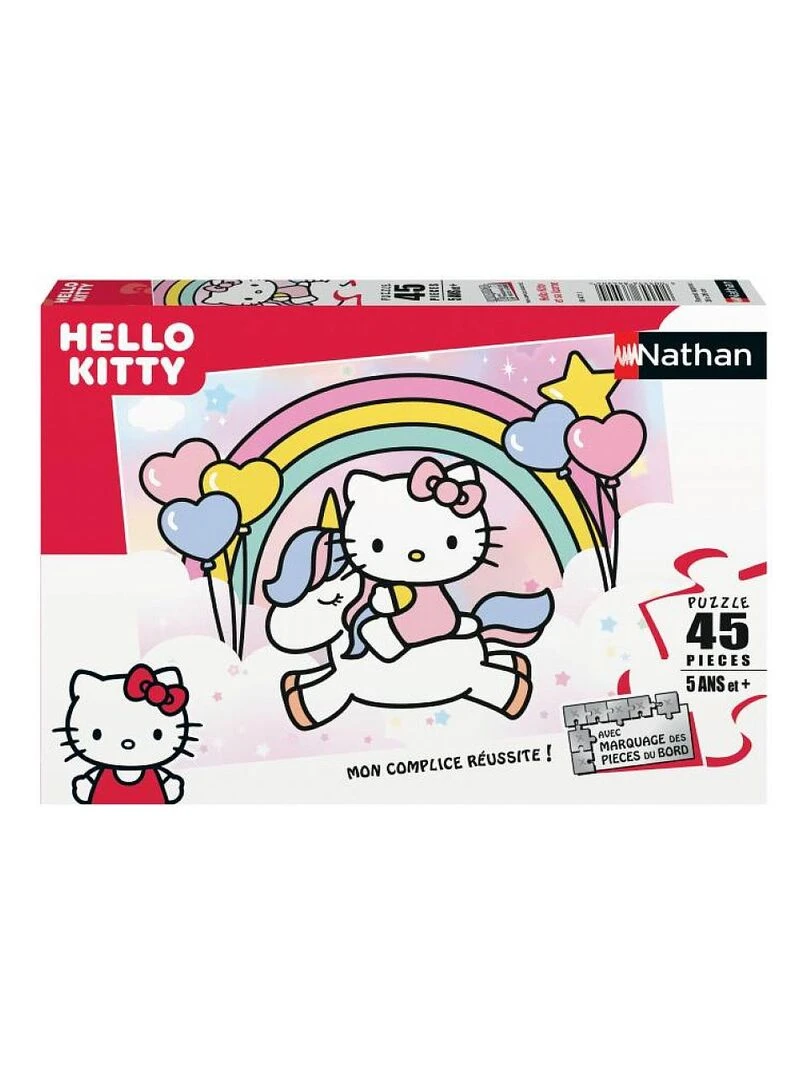 Puzzle 45 p hello kitty et sa licorne N/A