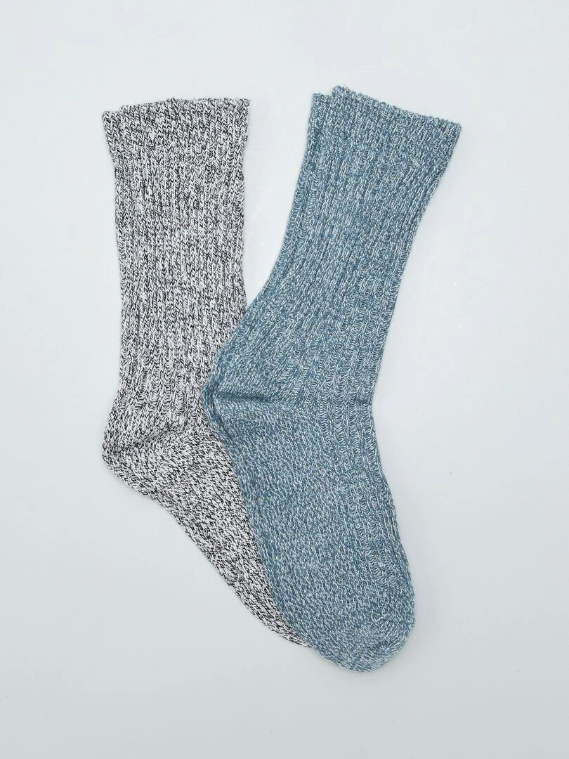 Lot de 2 paires de chaussettes Vert