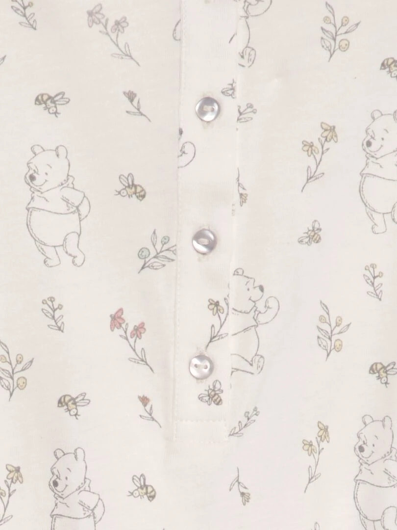 Ensemble bob + barboteuse 'Winnie'   2 pièces   Blanc