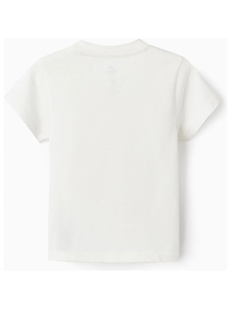 T Shirt En Coton Pour Bébé Garçon 'Mickey & Friends' manches courtes MICKEY Blanc