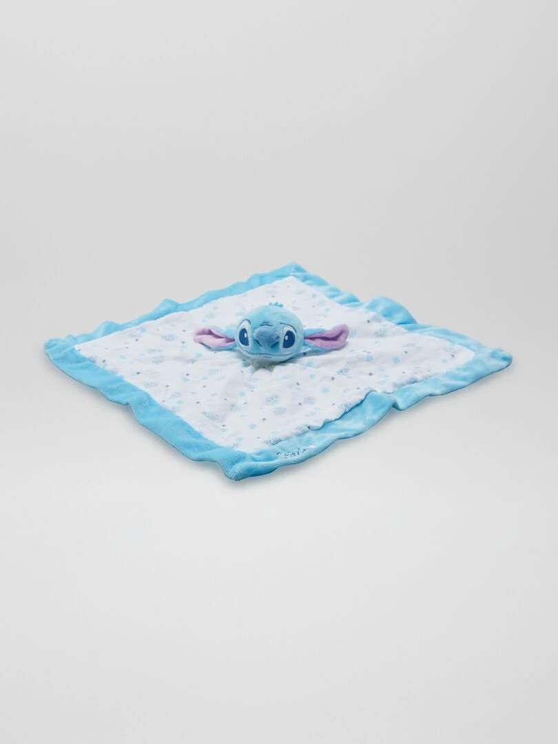 Doudou mouchoir 'Stitch' bleu