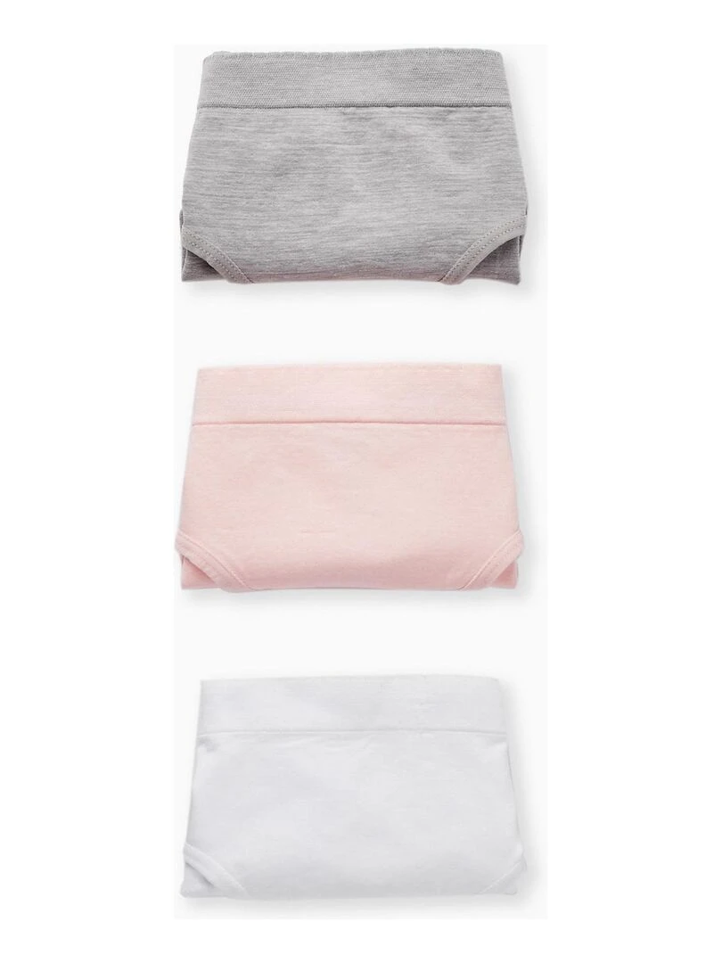 Pack 3 Paires de Culottes pour Fille ESSENTIALS LINE Multicolore
