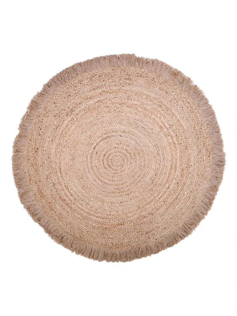 Tapis Rond En Jute Terra (140 Cm) Beige
