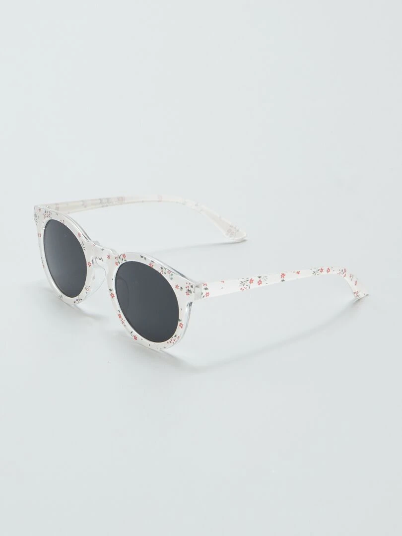 Lunette de soleil Blanc
