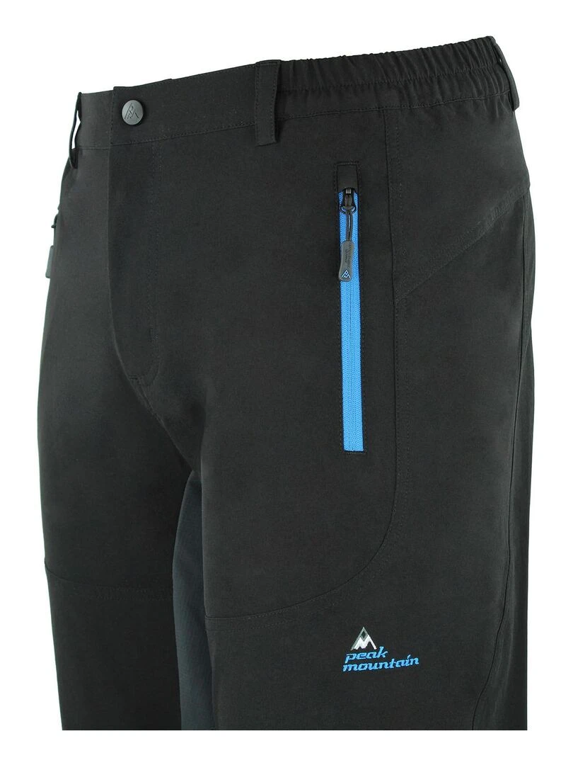 Pantalon de randonnée homme COFFRE   PEAK MOUNTAIN   Noir Noir