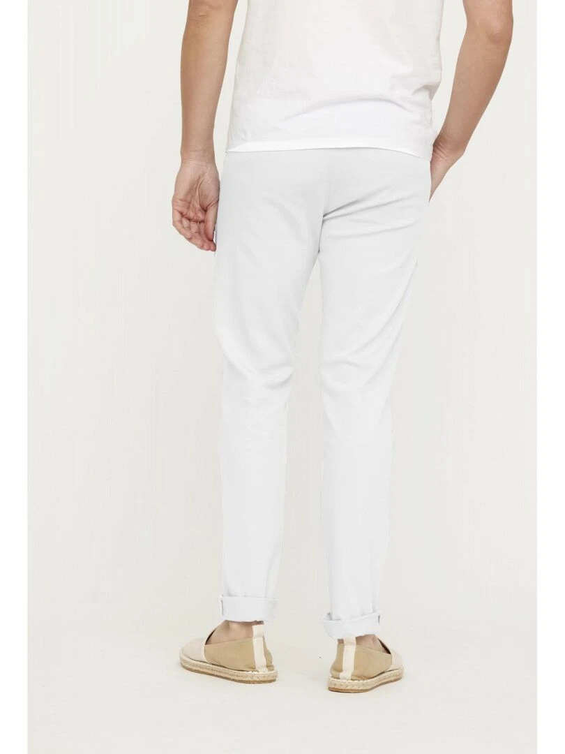 Lee Cooper Pantalon coton slim NEILS Blanc