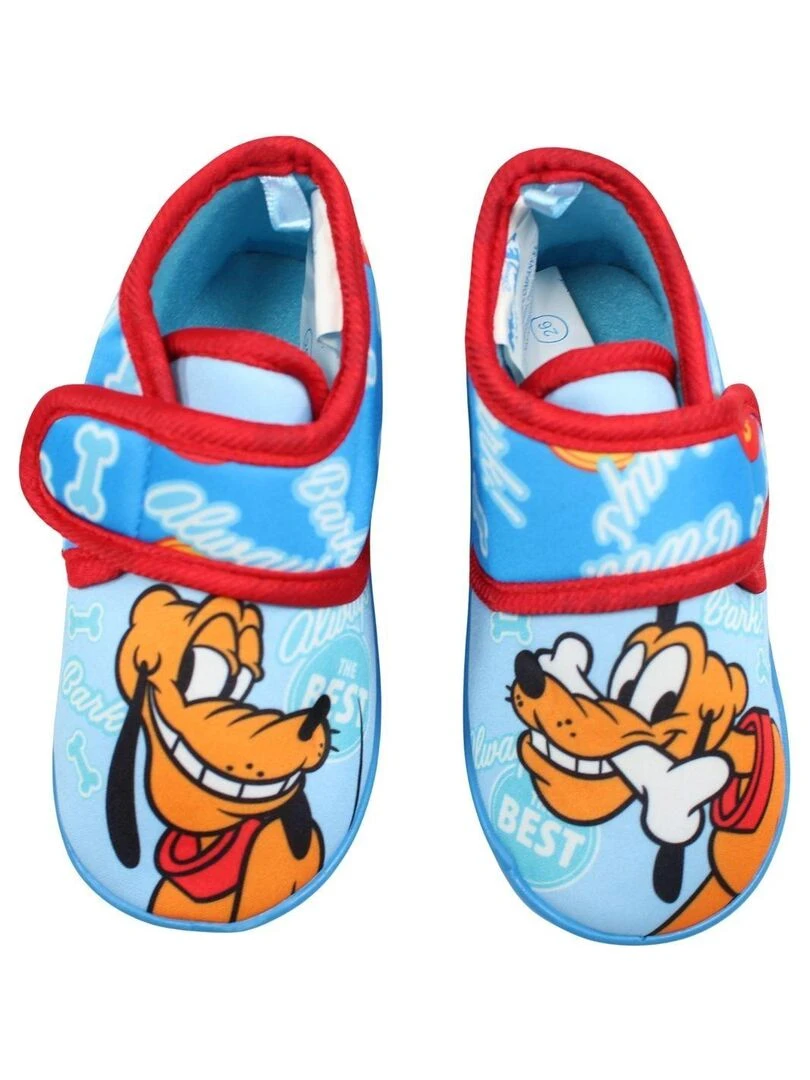Disney Chaussons garçon imprimé Donald Bleu