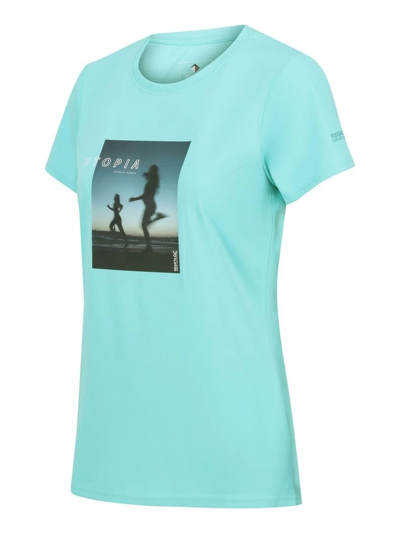 Regatta   T shirt FINGAL UTOPIA   Bleu clair