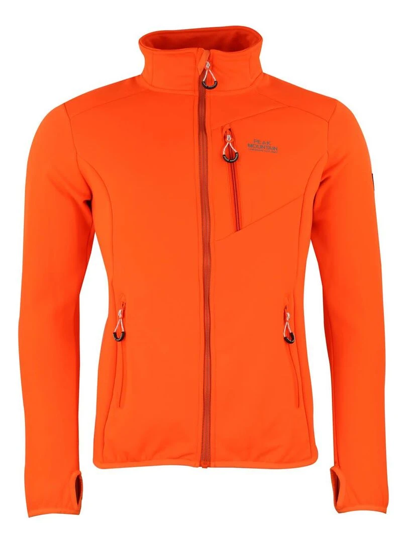 Blouson polarshell homme CLIMO PEAK MOUNTAIN Orange