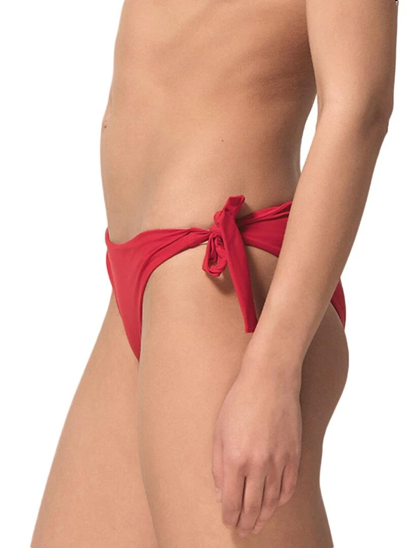 Bas maillot de bain à nouettes Blue Sense rouge   Rouge